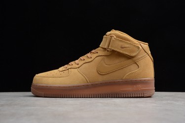 Nike Air Force 1 Mid Yellow --CJ9178-200 Casual Shoes Unisex