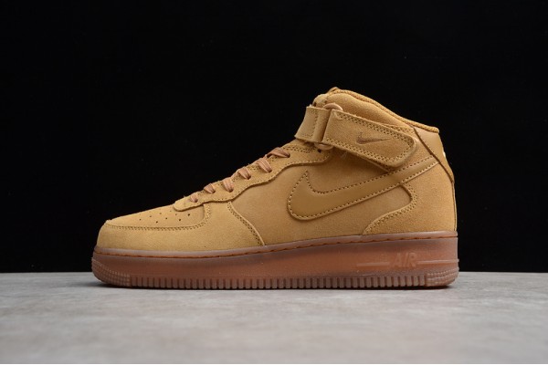 Nike Air Force 1 Mid Yellow --CJ9178-200 Casual Shoes Unisex