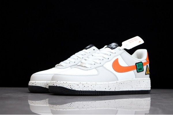 Nike Air Force 1 Low Orange White ——DO4657-081 Casual Shoes Unisex