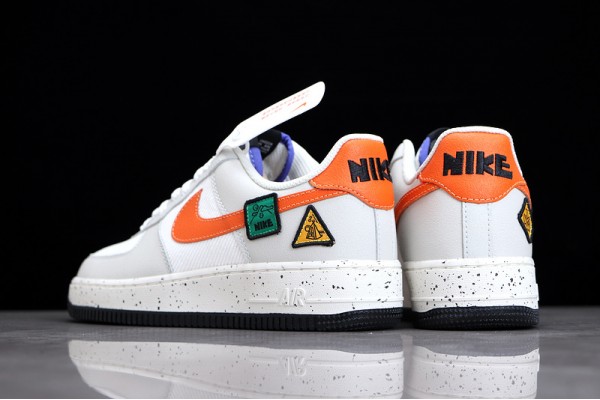 Nike Air Force 1 Low Orange White ——DO4657-081 Casual Shoes Unisex