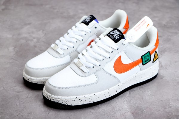 Nike Air Force 1 Low Orange White ——DO4657-081 Casual Shoes Unisex