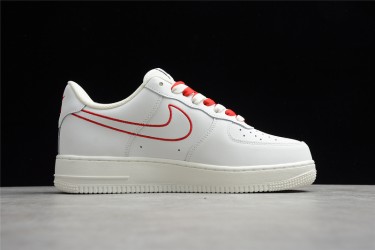 Nike Air Force 1 Low Red White —— CL6326-108 Casual Shoes Unisex