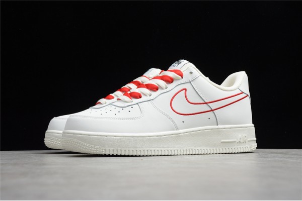 Nike Air Force 1 Low Red White —— CL6326-108 Casual Shoes Unisex