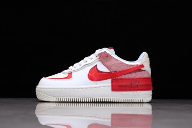 Nike Air Force 1 Low Shadow Cracked Leather —— CI0919-108 Casual Shoes Women