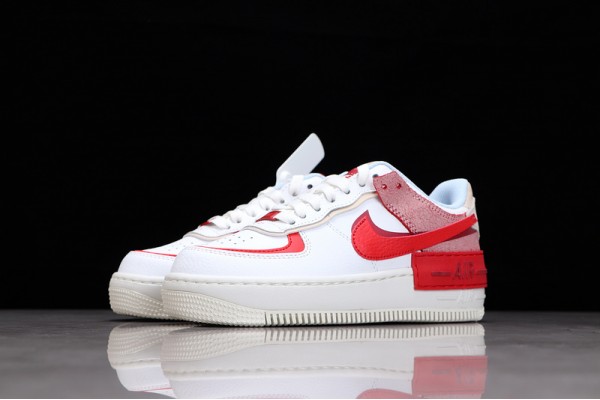 Nike Air Force 1 Low Shadow Cracked Leather —— CI0919-108 Casual Shoes Women