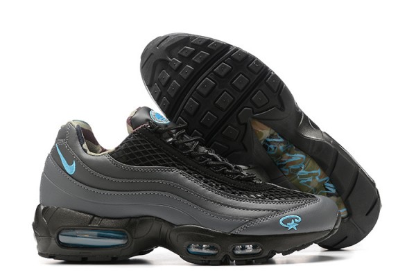 Corteiz x Nike Air Max 95 TT (M) Aegean Storm Grey Black Running Shoes FB2709-002