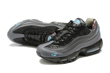 Corteiz x Nike Air Max 95 TT (M) Aegean Storm Grey Black Running Shoes FB2709-002