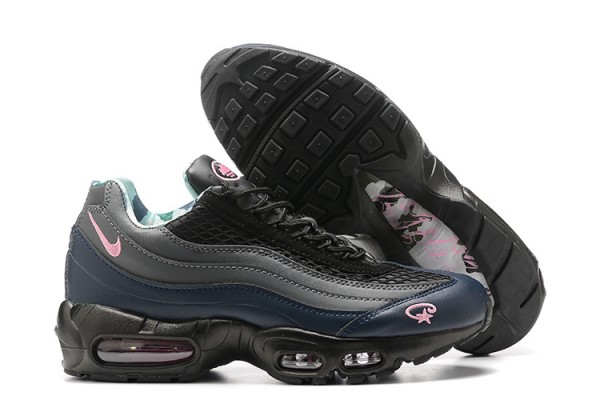 Corteiz x Nike Air Max 95 TT (M) Pink Beam Black Running Shoes FB2709-001