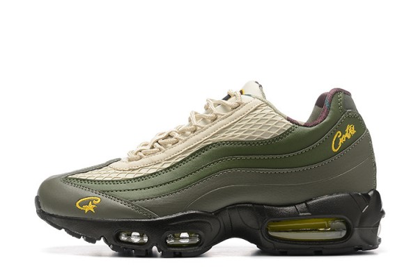 Corteiz x Nike Air Max 95 TT (M) Sequoia Green Black Running Shoes FB2709-300