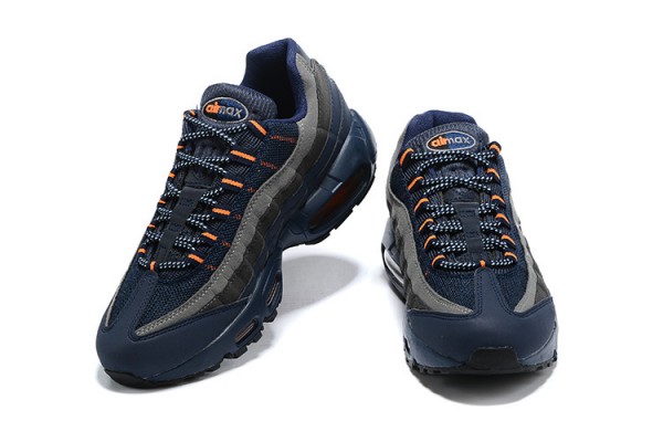 Nike Air Max 95 TT (M) Black Blue Running Shoes CW7477-400