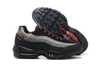 Nike Air Max 95 TT (M) Black Grey Red Running Shoes CW7477-001