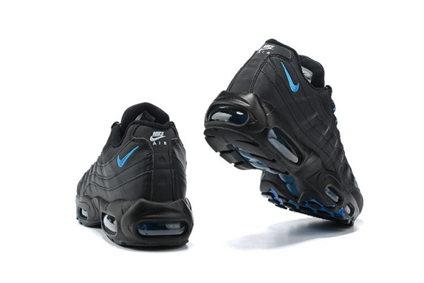 Nike Air Max 95 TT (M) Black and Blue Running Shoes