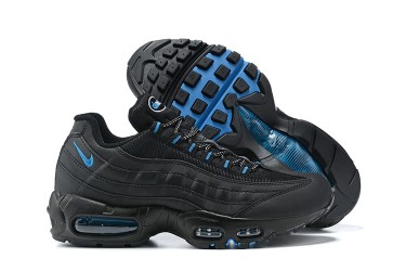 Nike Air Max 95 TT (M) Black and Blue Running Shoes