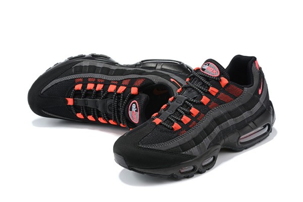 Nike Air Max 95 TT (M) Black and Red Running Shoes