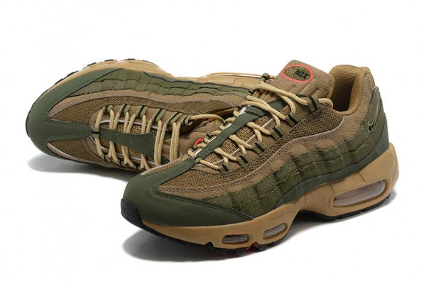 Nike Air Max 95 TT (M) Brown Green Running Shoes DQ8570-200