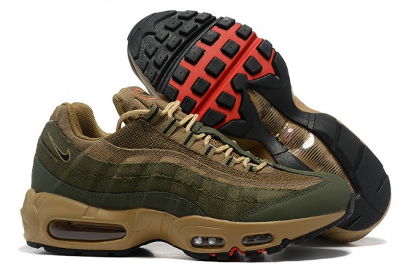 Nike Air Max 95 TT (M) Brown Green Running Shoes DQ8570-200