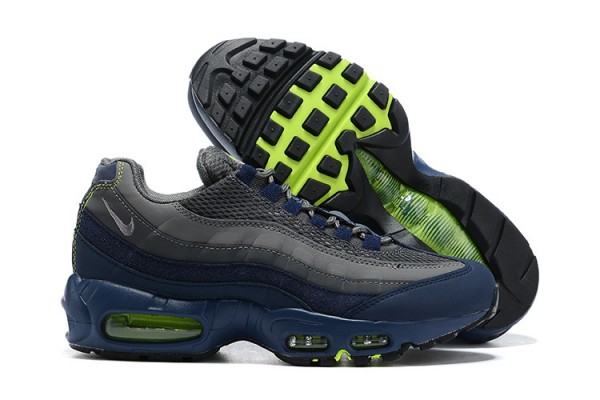 Nike Air Max 95 TT (M) Grey Blue and Black Black Running Shoes DA1504-400 