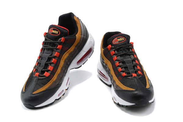 Nike Air Max 95 TT (M) Grey Red and Brown Running Shoes 