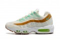 Nike Air Max 95 TT (M) White  Green Brown Running Shoes CZ0154-100 