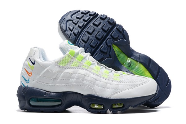 Nike Air Max 95 TT (M) White Blue Running Shoes DX1819-100