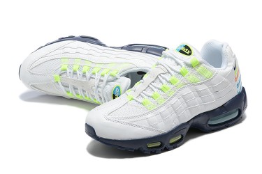 Nike Air Max 95 TT (M) White Blue Running Shoes DX1819-100