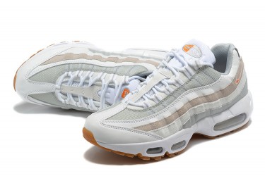 Nike Air Max 95 TT (M) White Grey and Orange Running Shoes DM0011-100 