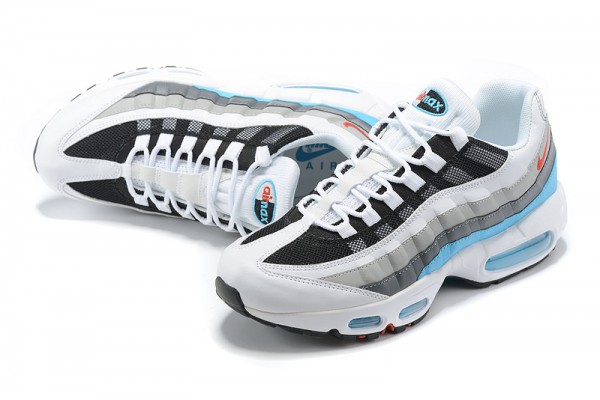 Nike Air Max 95 TT (M) White Red Black Running Shoes CV6971-100