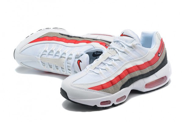 Nike Air Max 95 TT (M) White Red Running Shoes DQ3430-001