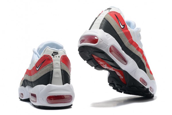 Nike Air Max 95 TT (M) White Red Running Shoes DQ3430-001