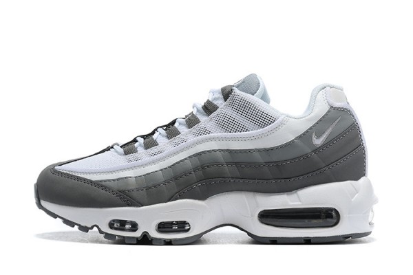 Nike Air Max 95 TT (M) White and Grey Running Shoes