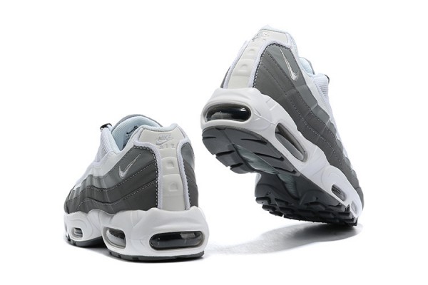 Nike Air Max 95 TT (M) White and Grey Running Shoes