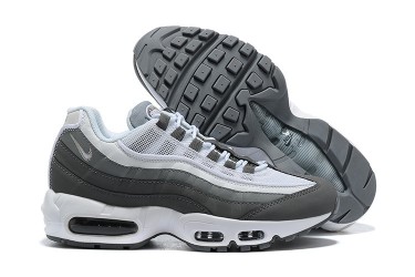 Nike Air Max 95 TT (M) White and Grey Running Shoes