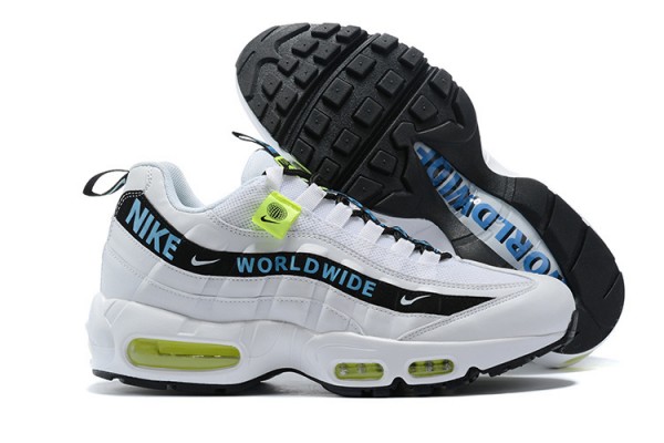 Nike Air Max 95 TT (M) Worldwide Pack White Black Running Shoes CT0248-100