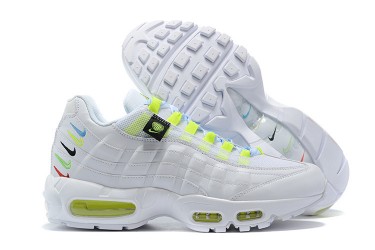 Nike Air Max 95 TT (W M) Worldwide White Yellow Running Shoes CV9030-100