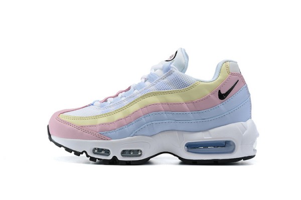 Nike Air Max 95 TT (W) Blue Yellow Pink Running Shoes