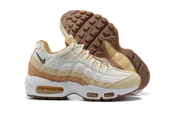 Nike Air Max 95 TT (W) White Brown Running Shoes DC3991-100