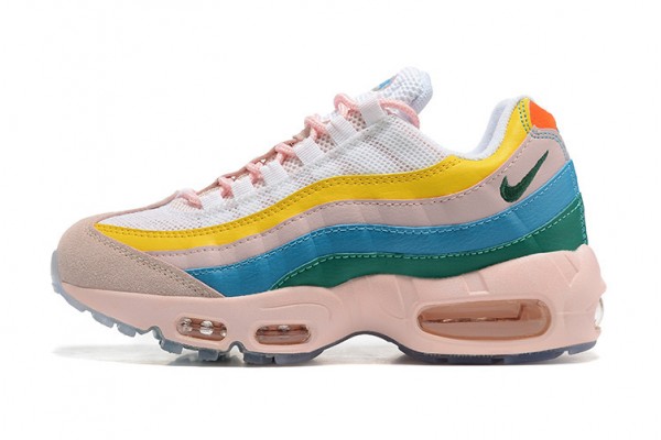 Nike Air Max 95 TT (W) Yellow Pink White Running Shoes DQ9323-200