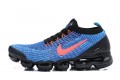 Nike Air VaporMax Flyknit 3 (W/M) Black Blue Running Shoes AJ6900-015