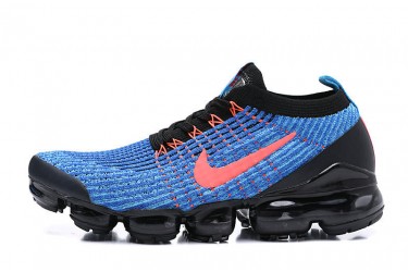 Nike Air VaporMax Flyknit 3 (W/M) Black Blue Running Shoes AJ6900-015