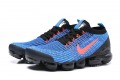 Nike Air VaporMax Flyknit 3 (W/M) Black Blue Running Shoes AJ6900-015