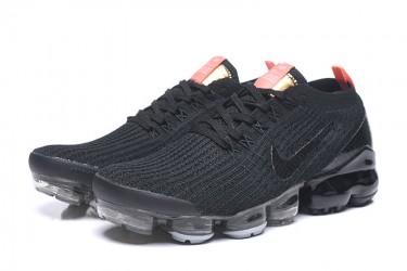 Nike Air VaporMax Flyknit 3 (W/M) Black Orange Running Shoes