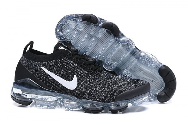 Nike Air VaporMax Flyknit 3 (W/M) Black White Running Shoes AJ6900-212