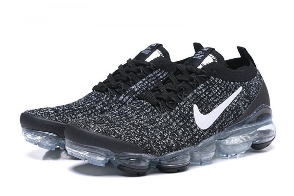 Nike Air VaporMax Flyknit 3 (W/M) Black White Running Shoes AJ6900-212