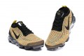 Nike Air VaporMax Flyknit 3 (W/M) Black Yellow Running Shoes  AJ6900-006