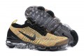 Nike Air VaporMax Flyknit 3 (W/M) Black Yellow Running Shoes  AJ6900-006