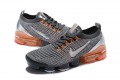 Nike Air VaporMax Flyknit 3 (W/M) Grey Orange Running Shoes AJ6900-024