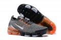 Nike Air VaporMax Flyknit 3 (W/M) Grey Orange Running Shoes AJ6900-024