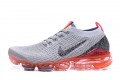 Nike Air VaporMax Flyknit 3 (W/M) Grey Red Running Shoes AJ6900-600