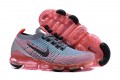 Nike Air VaporMax Flyknit 3 (W/M) Grey Red Running Shoes AJ6900-601