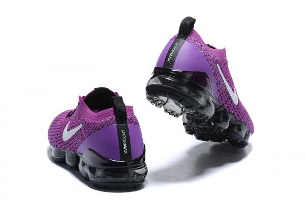 Nike Air VaporMax Flyknit 3 (W/M) Purple Black Running Shoes AJ6900-502